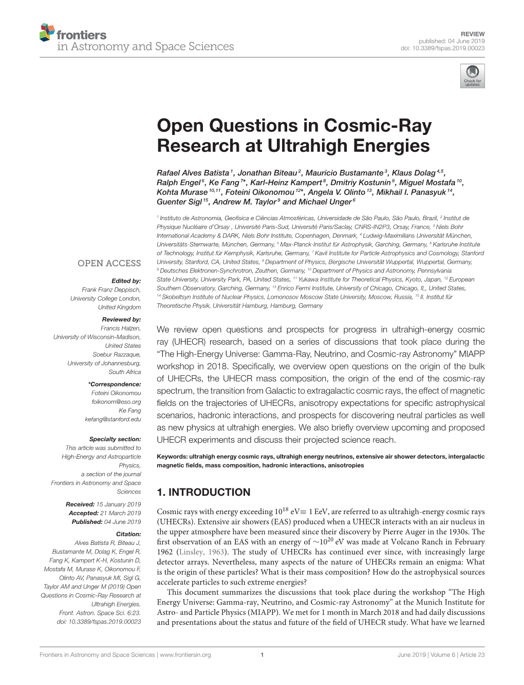 Open Questions in Cosmic-Ray Research at Ultrahigh Energies