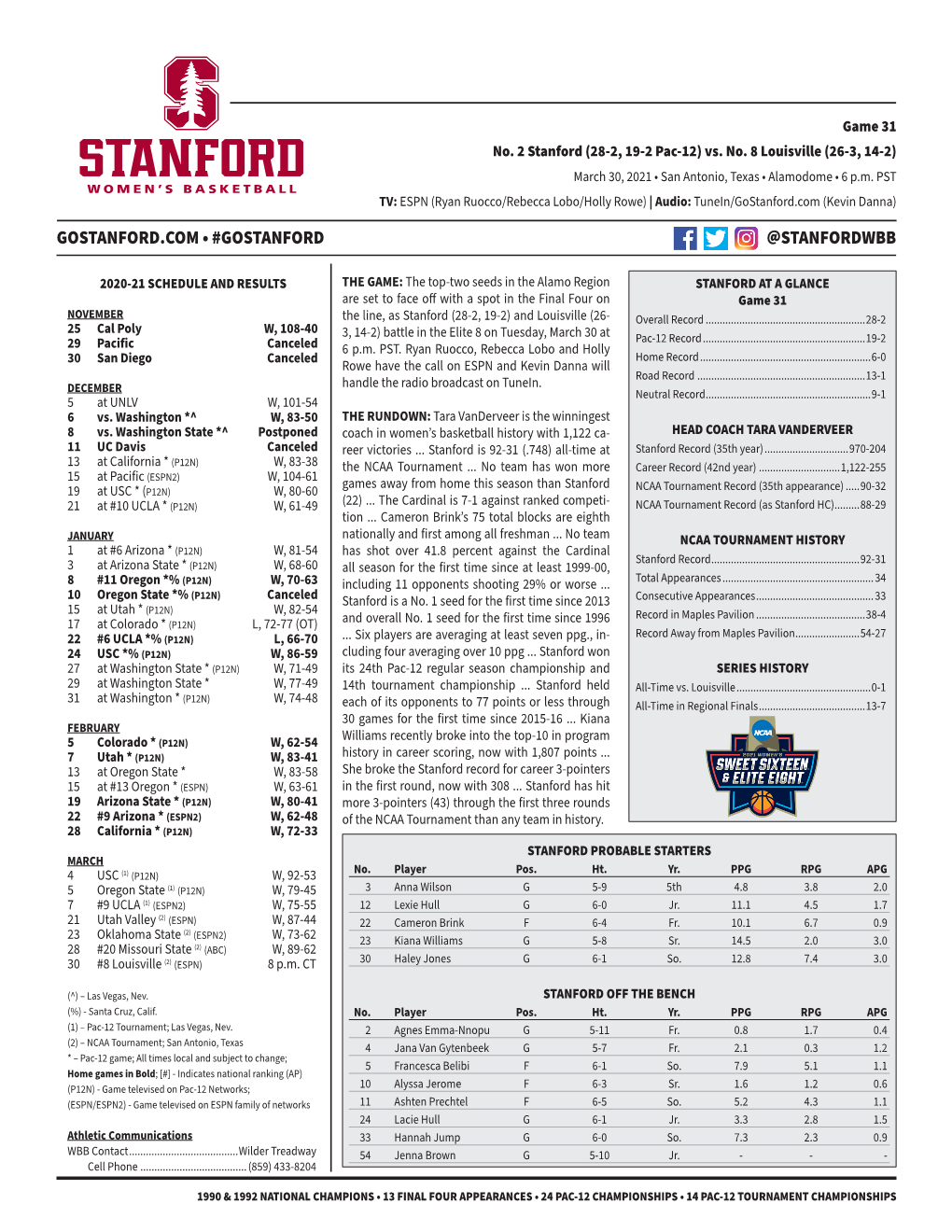 Stanford Game Notes