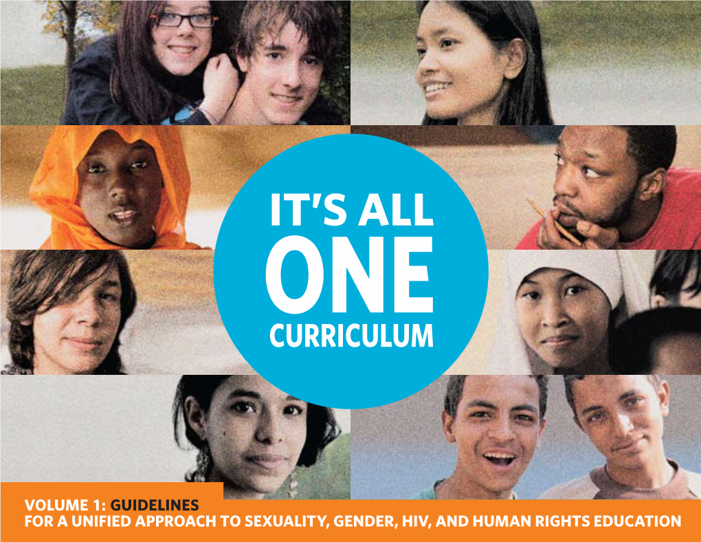 It's All One Curriculum: Guidelines and Activities for a Unified Approach To