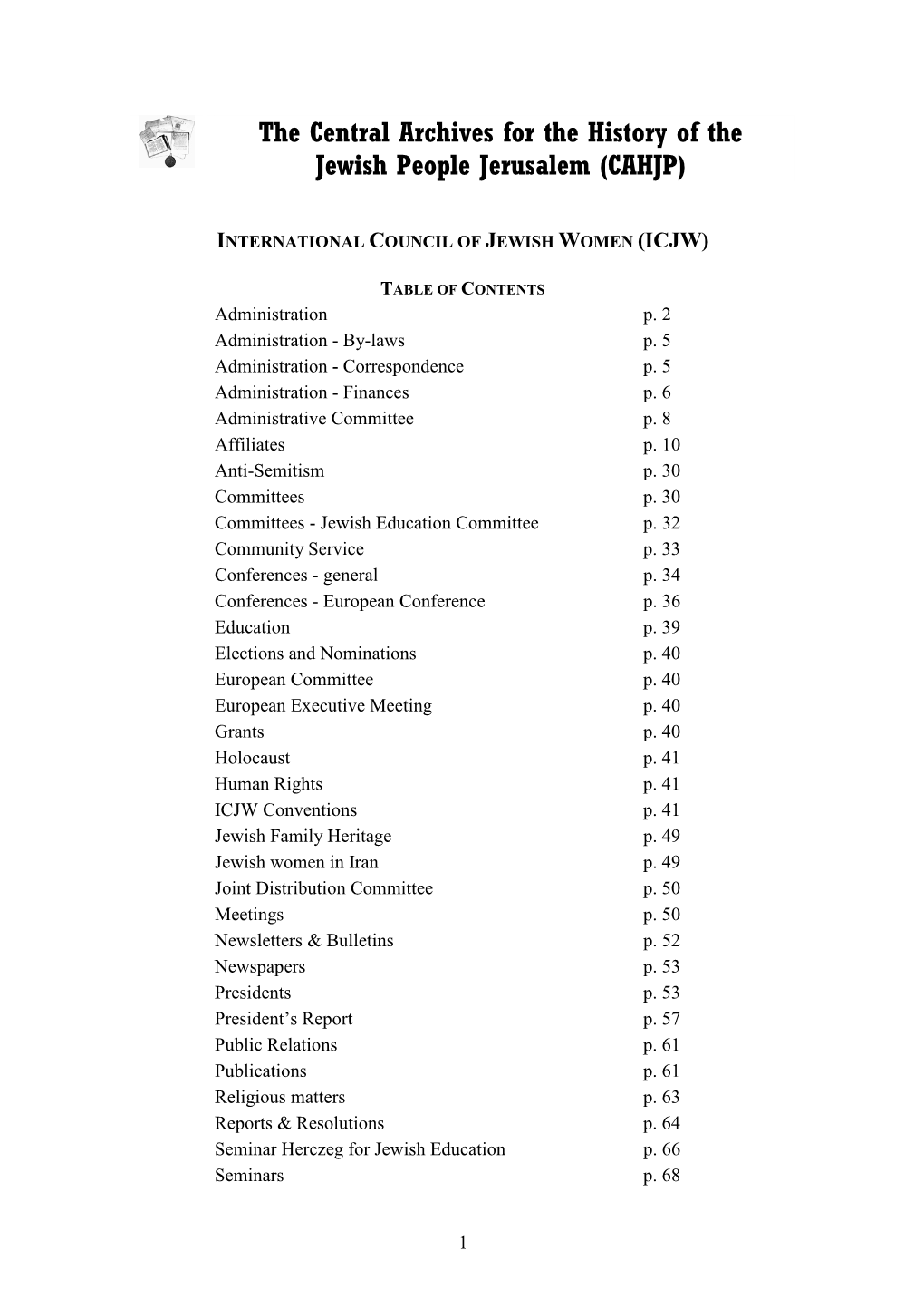 ICJW List 0.Pdf