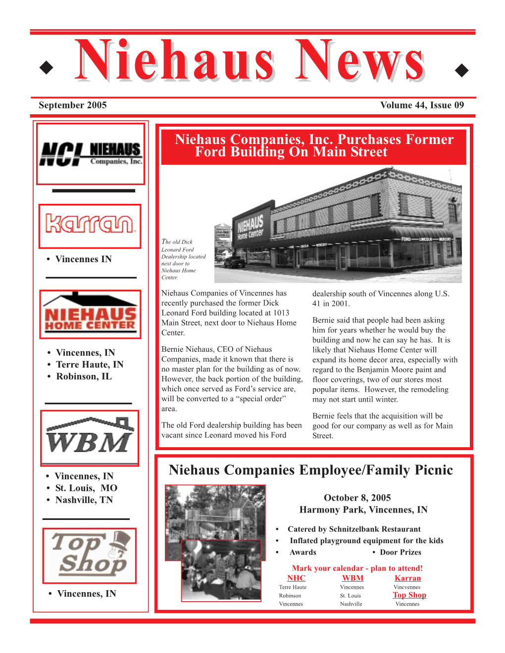 09-05 Niehaus News.Qxd