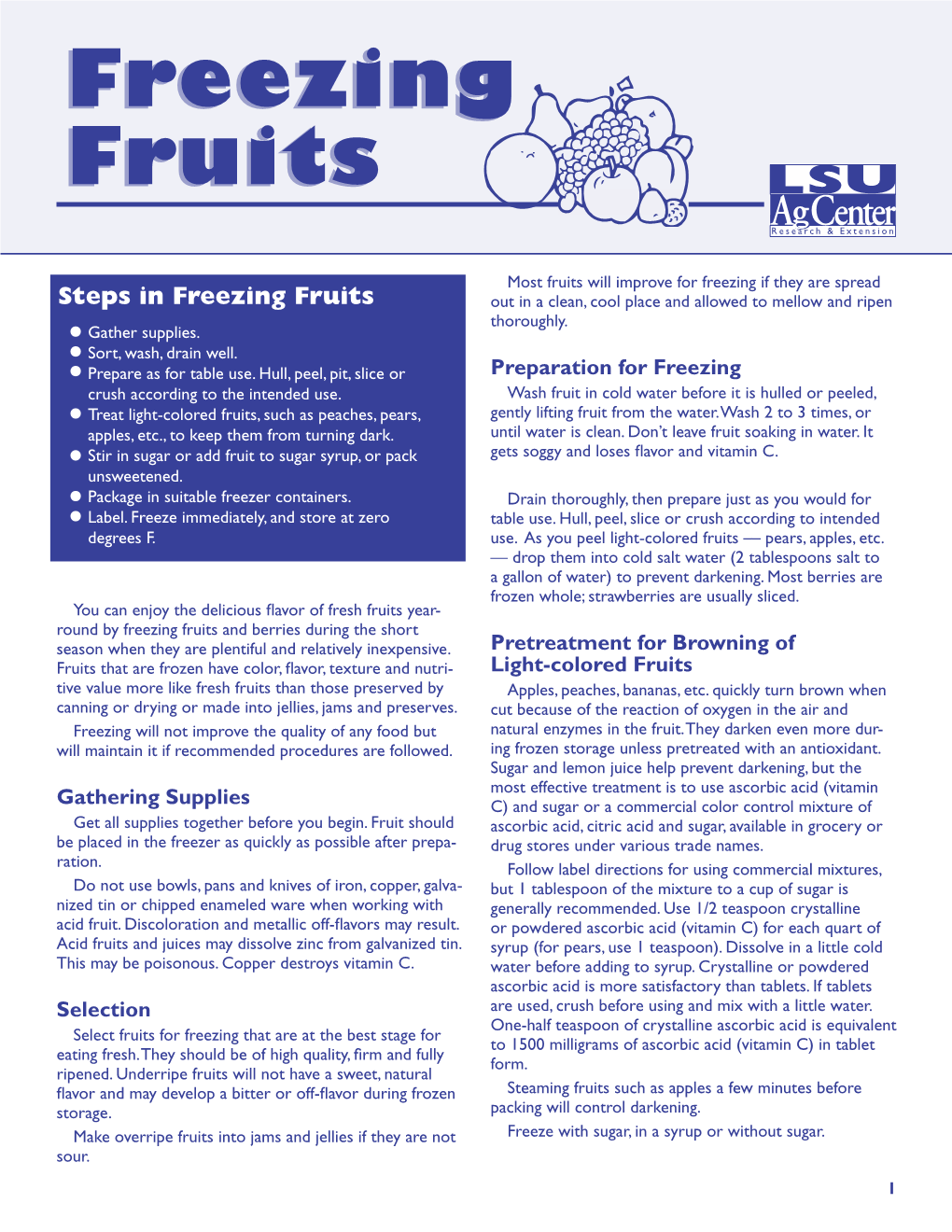Freezing Fruitsfruits