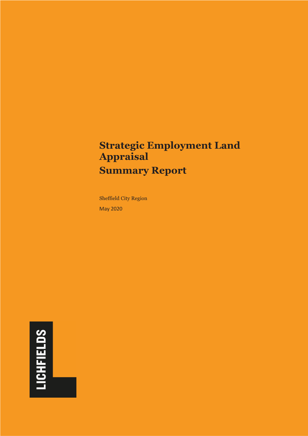 Strategic Employment Land Appraisal Summary Report