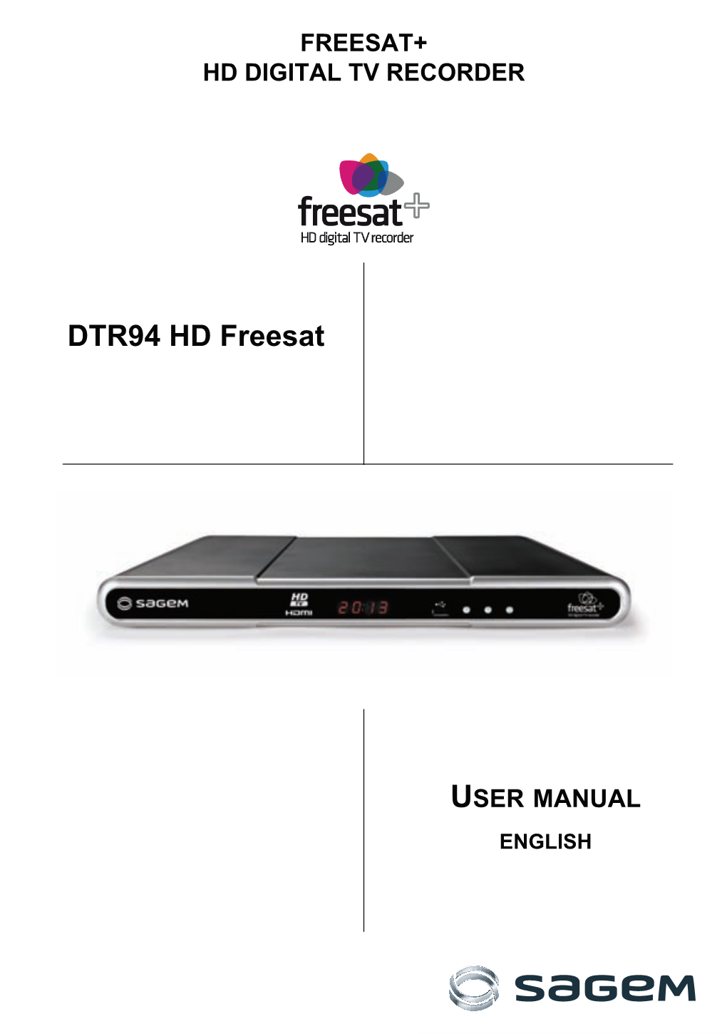 UG 253271393-B DTR94 HD Freesat UK.Book Page 1 Vendredi, 16