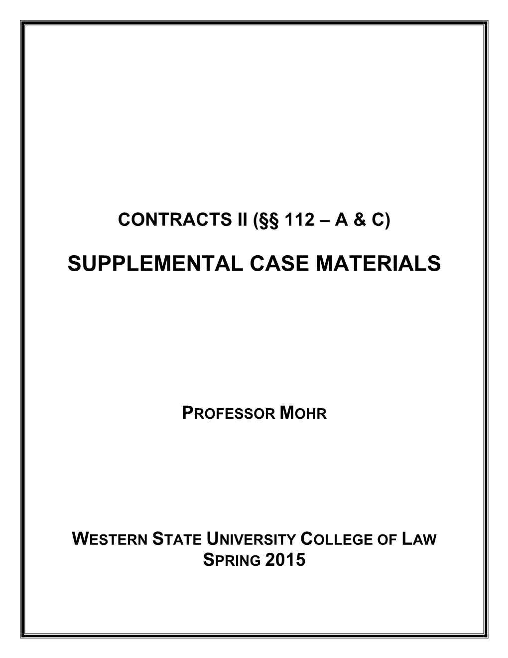 K2 - S2015 - Supplemental Cases - FIN (01-07-15).Doc I