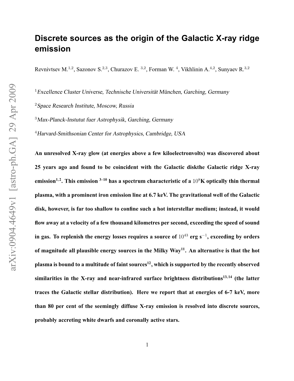 Discrete Sources As the Origin of the Galactic X-Ray Ridge Emission