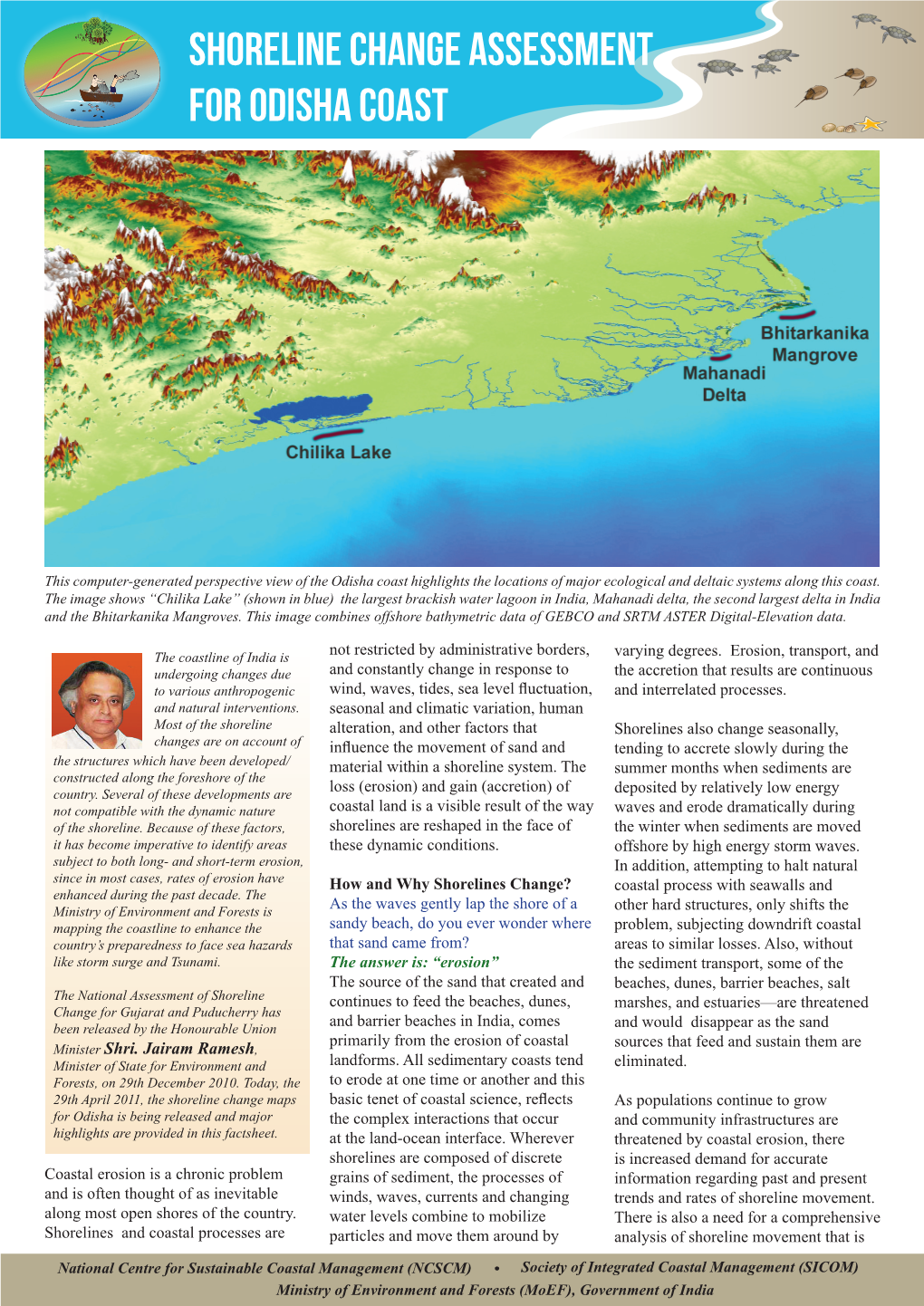 Shoreline Change Assessment for Odisha Coast