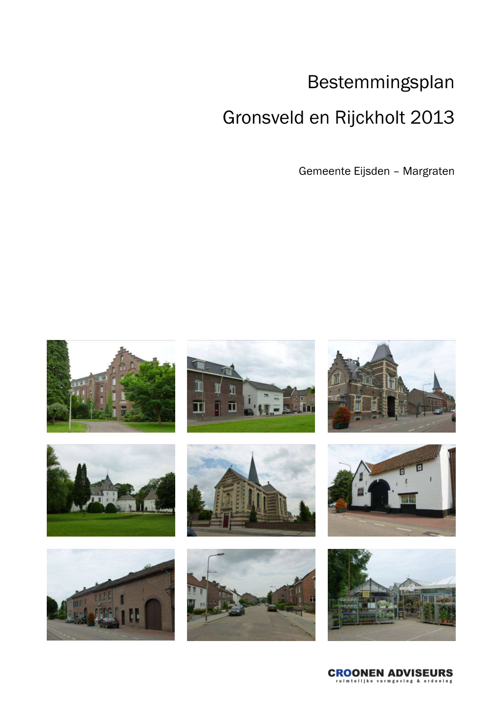 Bestemmingsplan Gronsveld En Rijckholt 2013