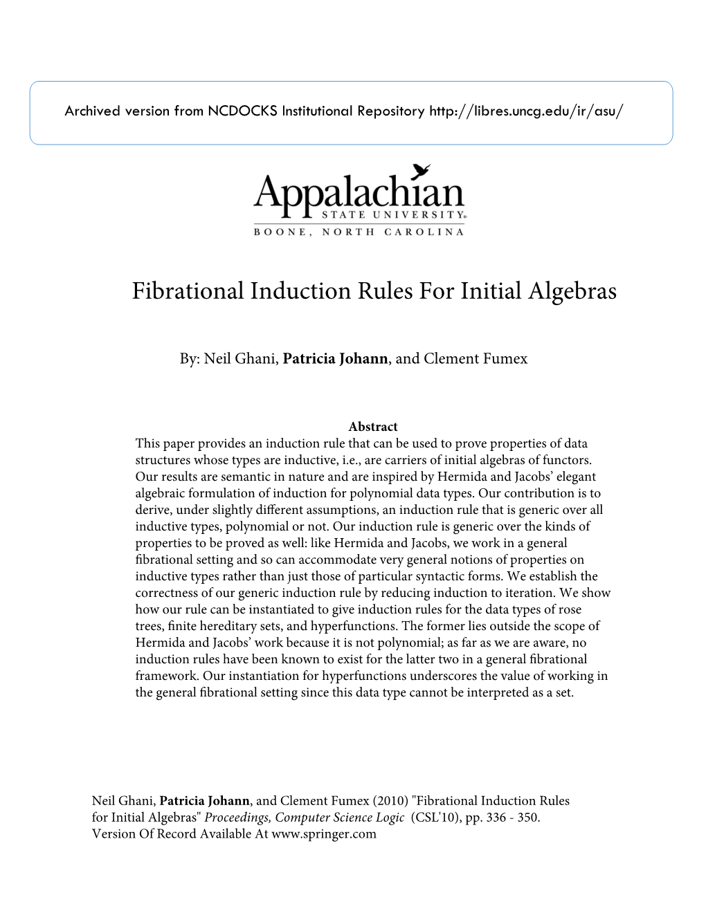 Fibrational Induction Rules for Initial Algebras