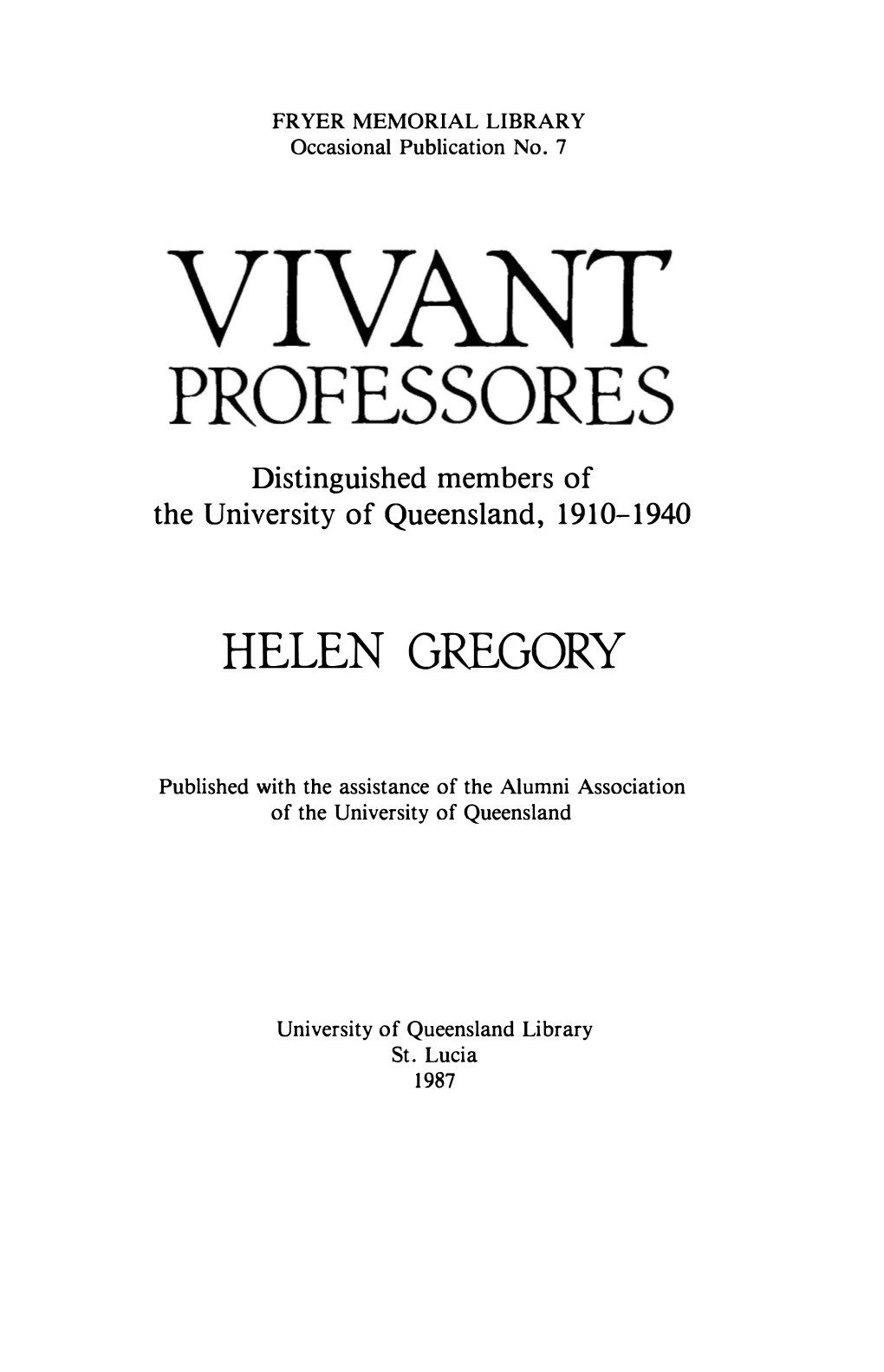 Helen Gregory
