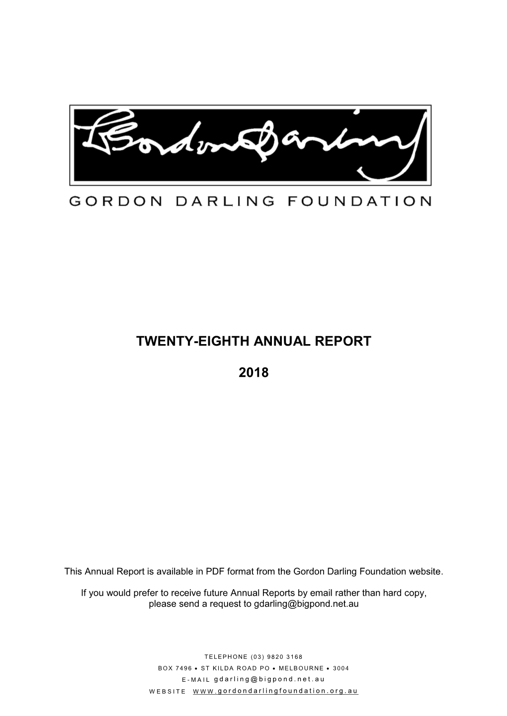 Twenty-Eighth Annual Report 2018