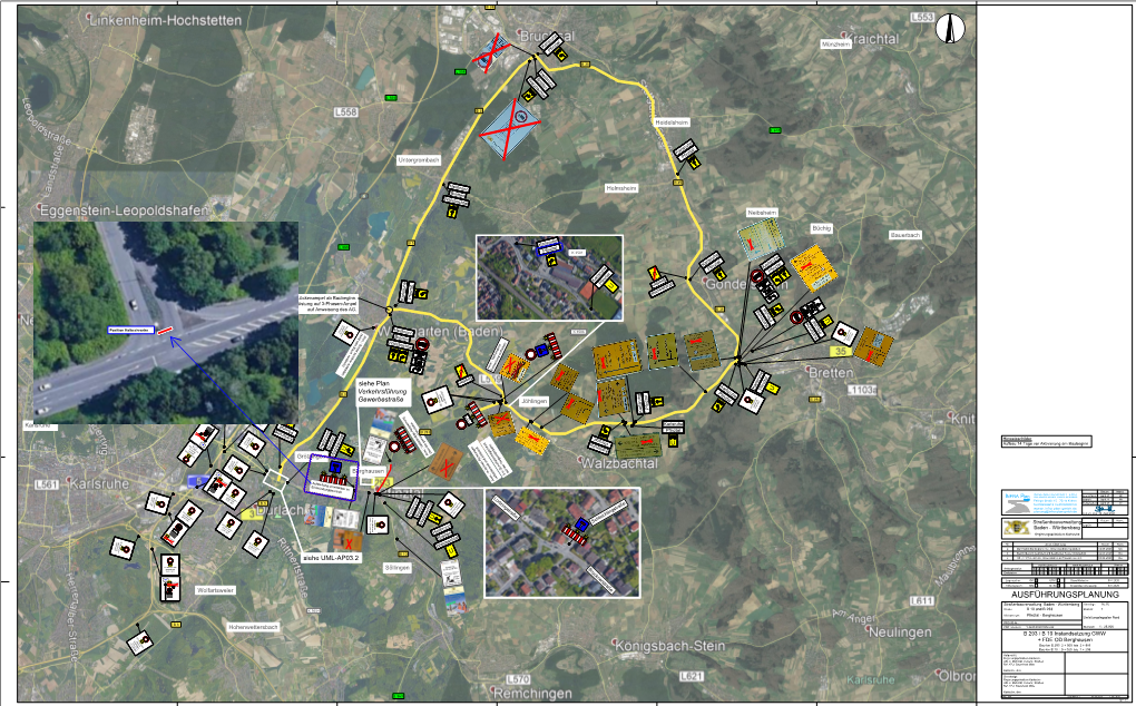 Umleitungsplan Nord (Stand März 2021)