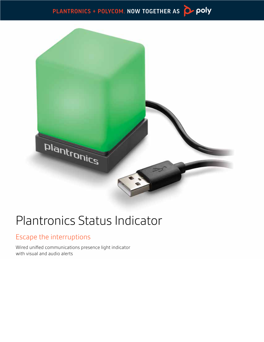 Plantronics Status Indicator