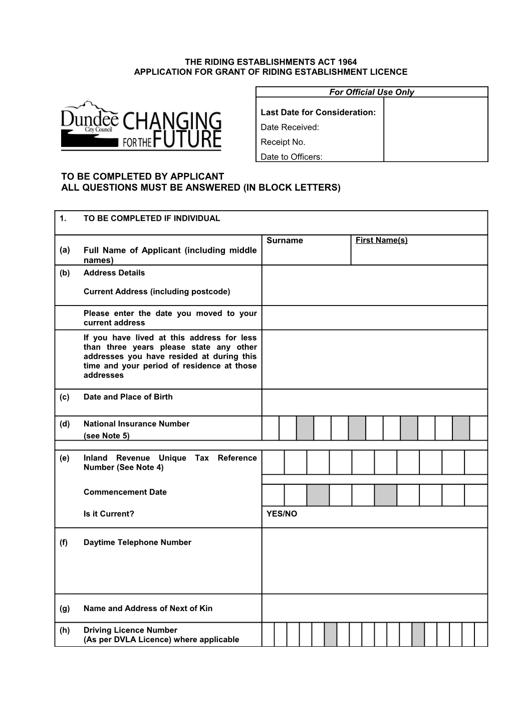 Civic Government (Scotland) Act 1982 s4