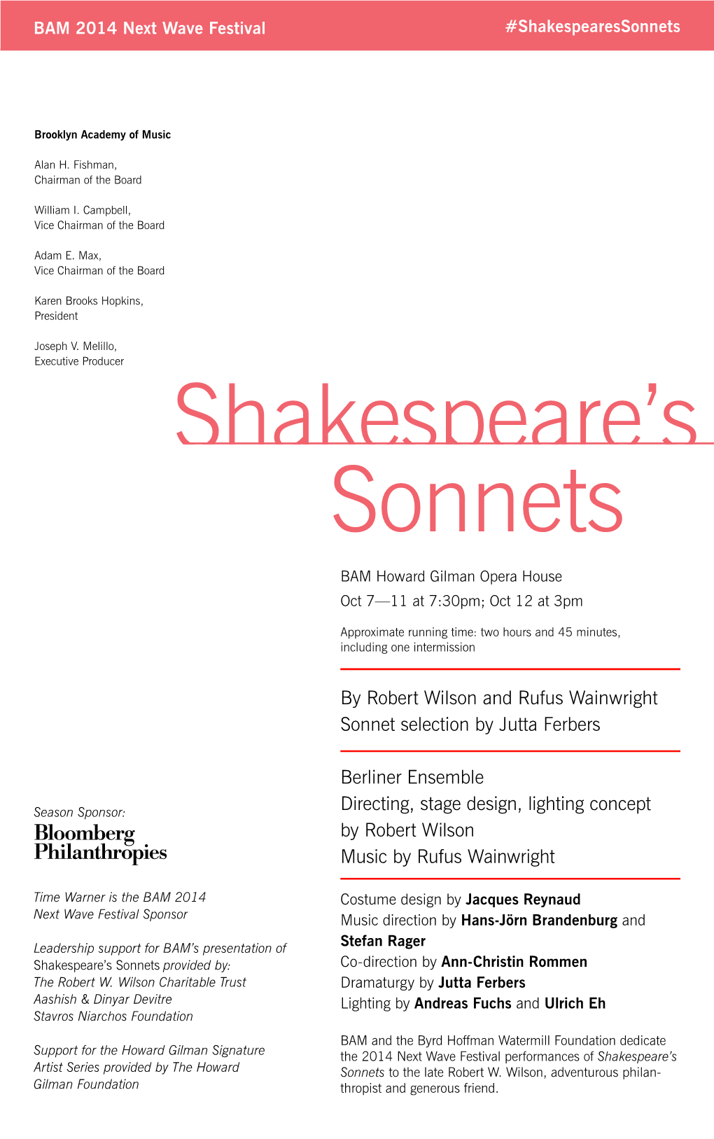 Shakespeare's Sonnets