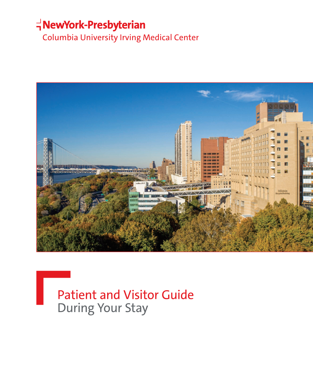 Patient and Visitor Guide During Your Stay