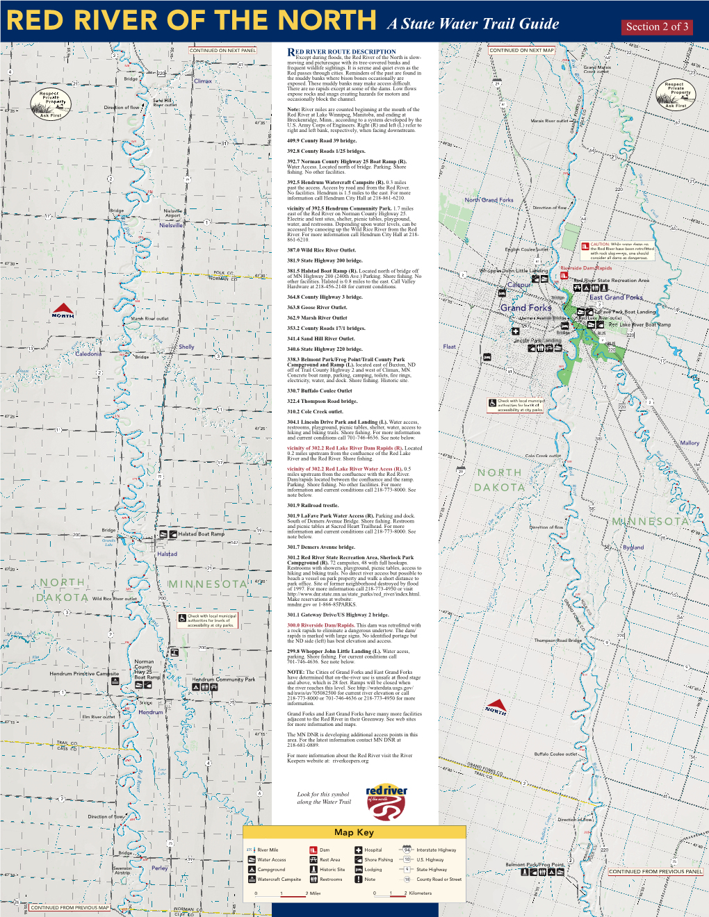 Map 2 of Red River of the North State Water Trail