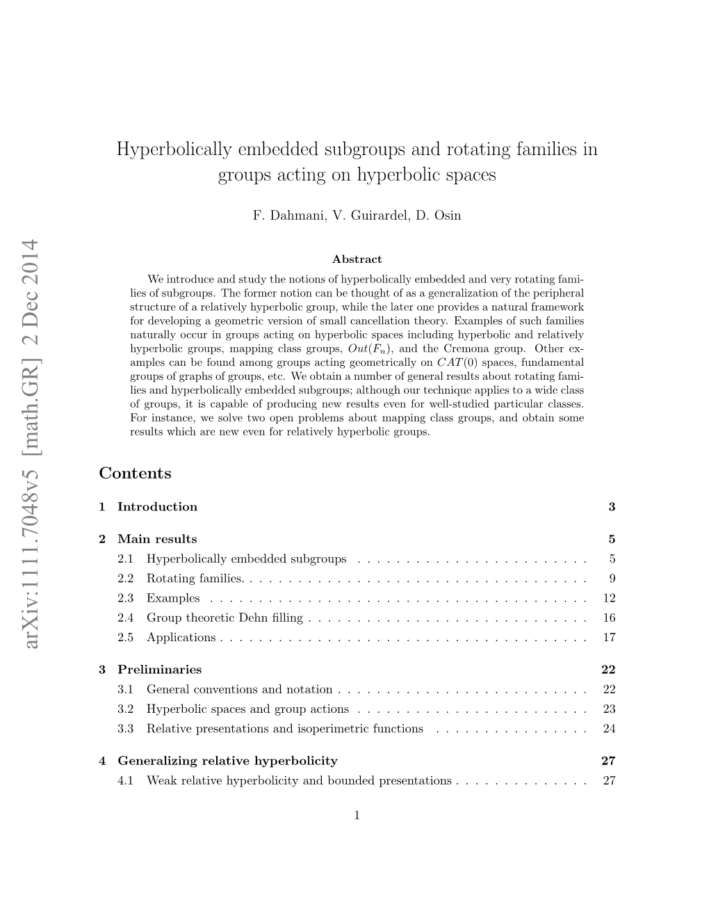 Hyperbolically Embedded Subgroups and Rotating Families in Groups Acting on Hyperbolic Spaces