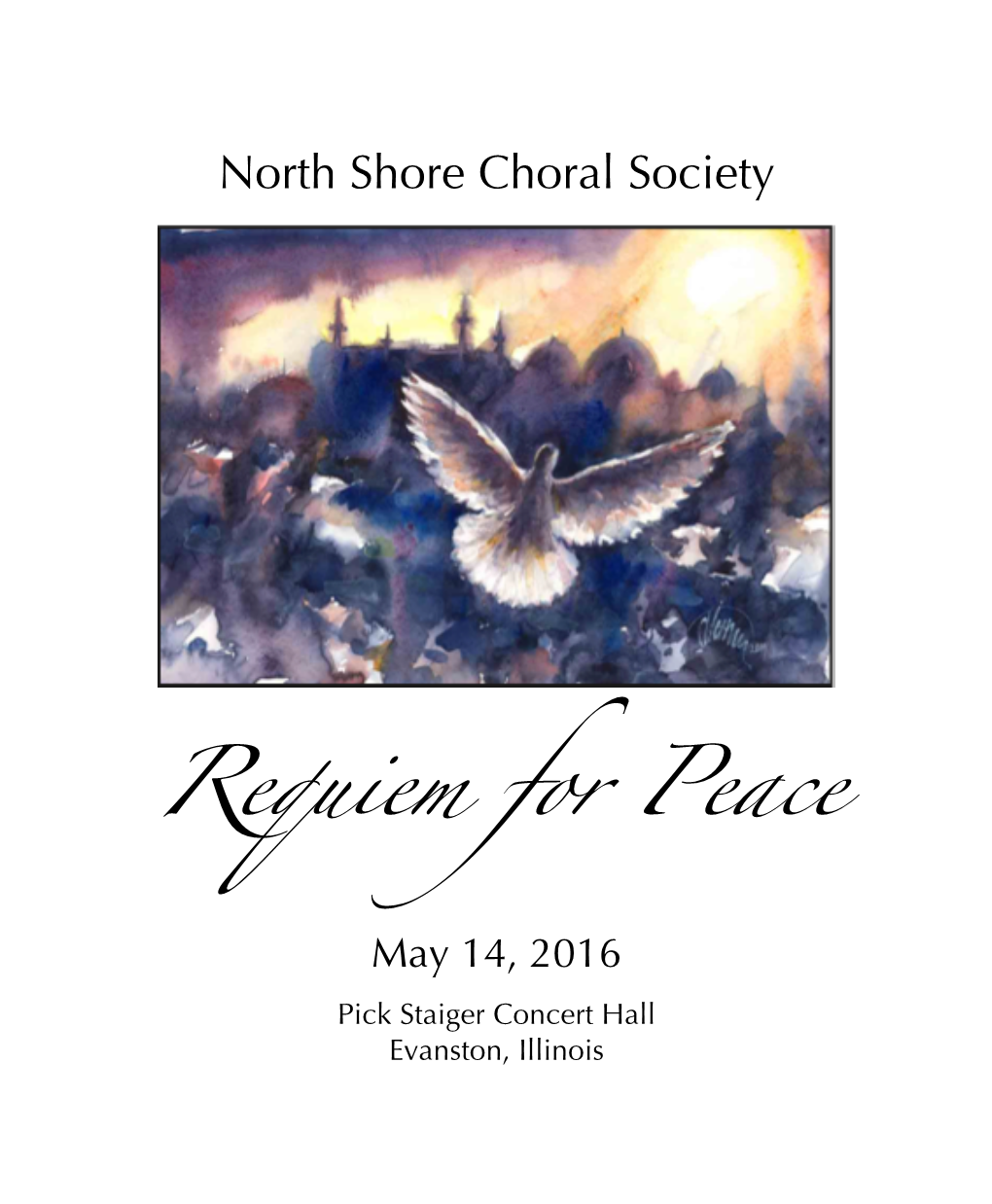 Concert Booklet Requiem for Peace May 14, 2016