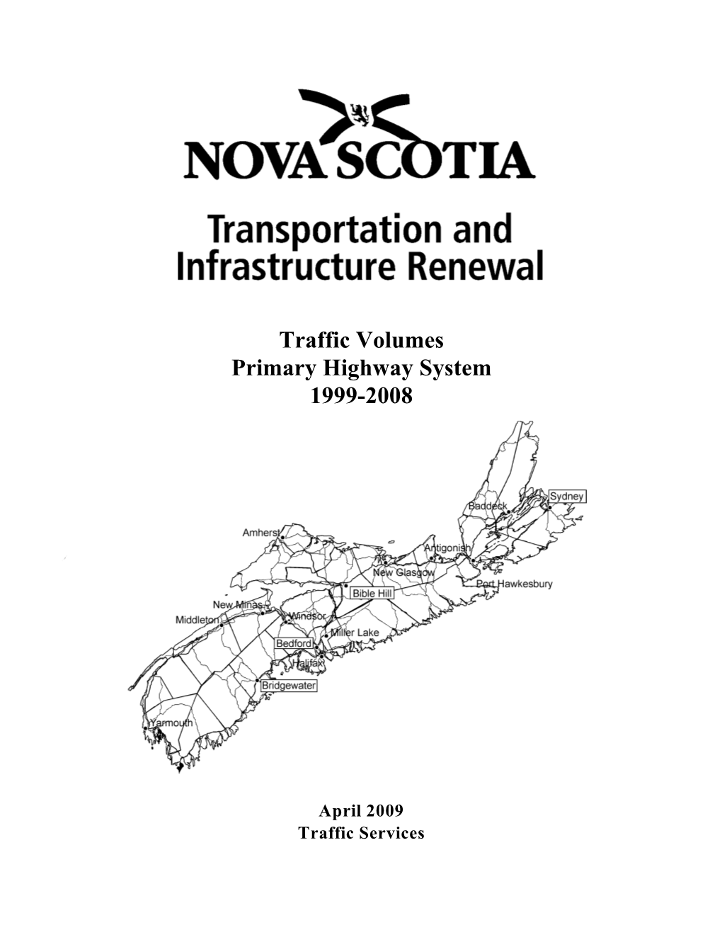 Traffic Volumes Primary Highway System 1999-2008