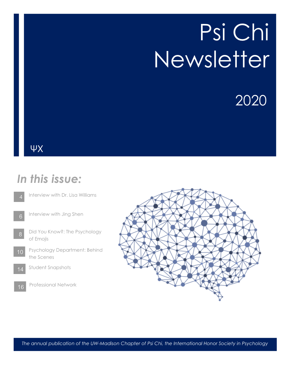 2020 Psi Chi Newsletter – 2