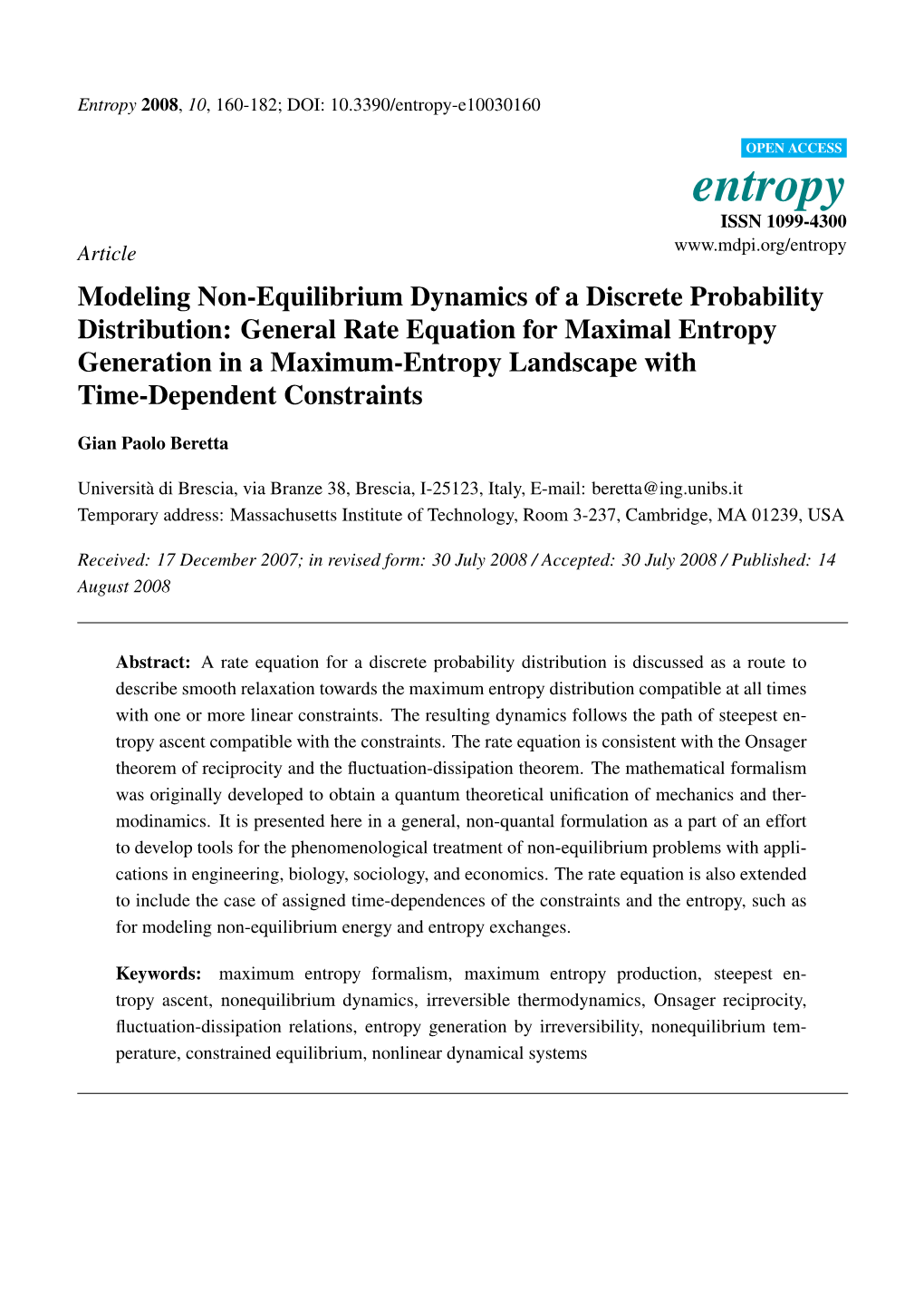 General Rate Equation for Maximal Entropy Generation in a Maximum-Entropy Landscape with Time-Dependent Constraints