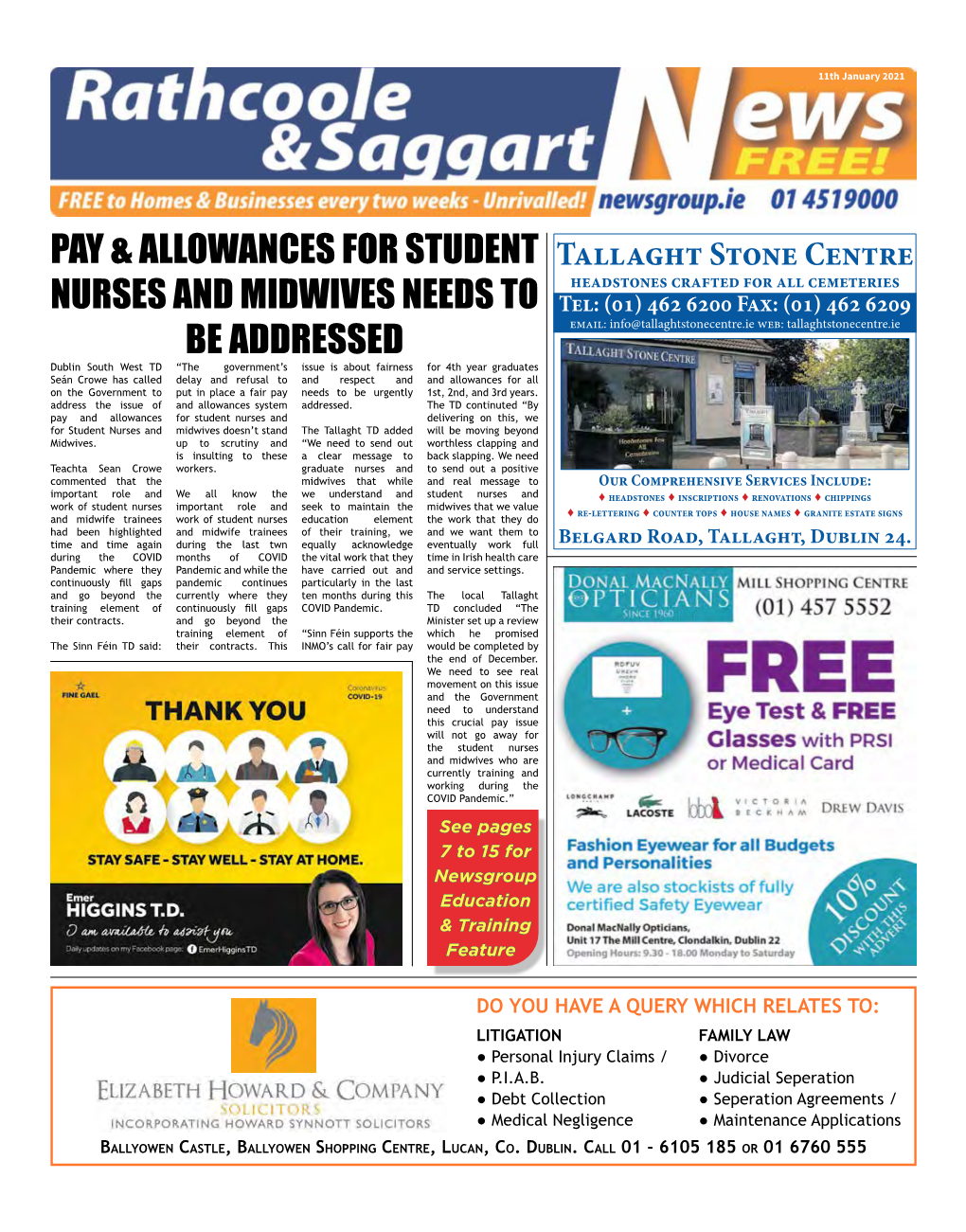 Pay & Allowances for Student Nurses And