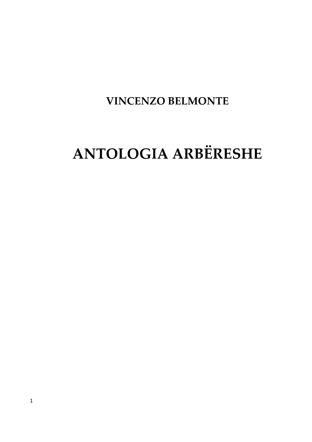 Antologia Arbëreshe