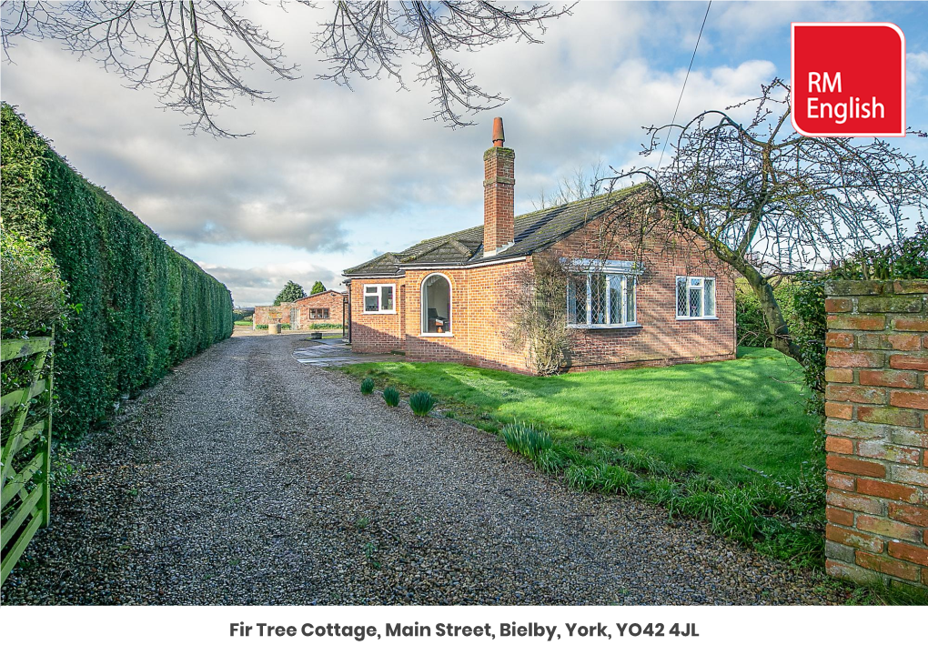 Fir Tree Cottage, Main Street, Bielby, York, YO42