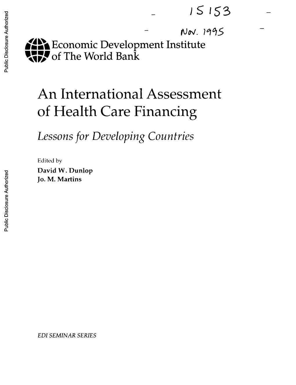 World Bank Document