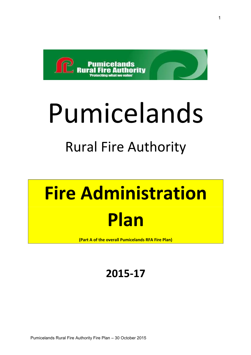 Pumicelands Rural Fire Authority
