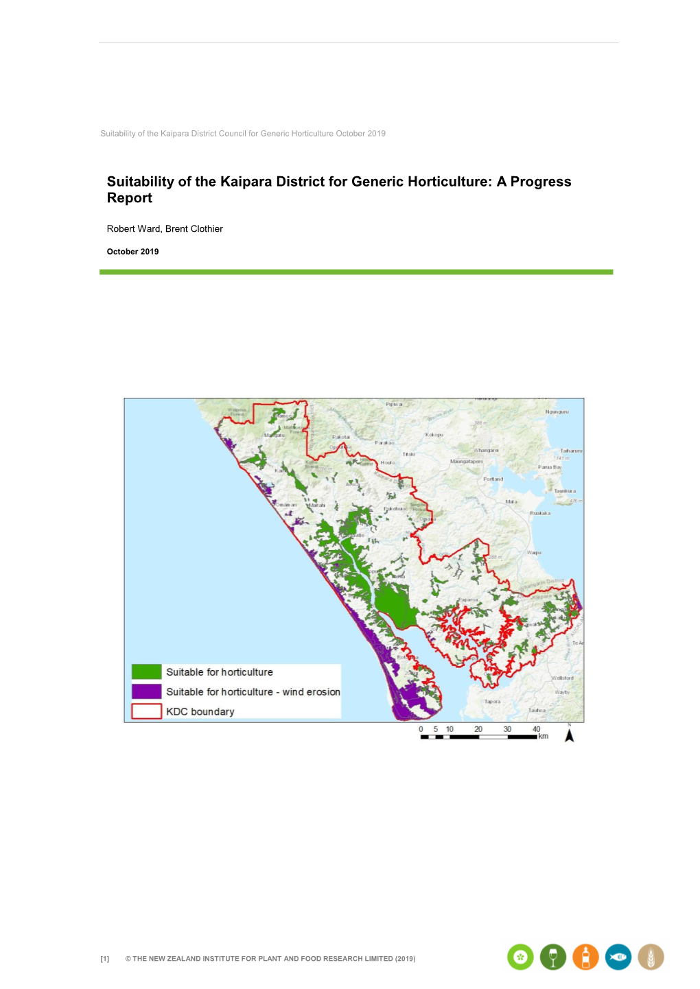Suitability of the Kaipara District Council for Generic Horticulture October 2019