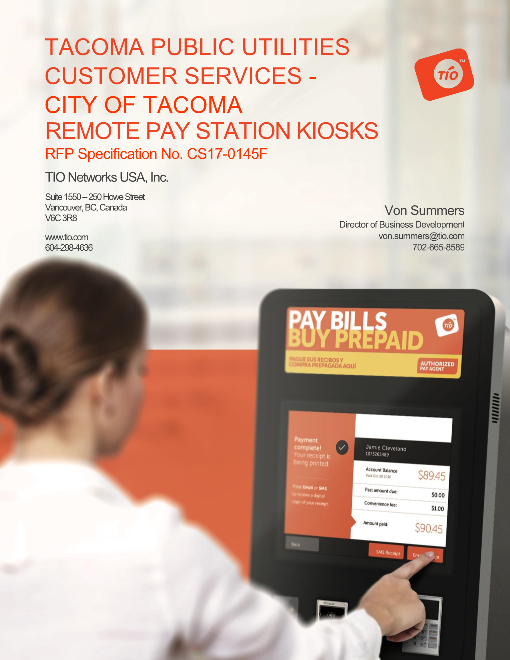 Remote Pay Station Kiosks Tacoma Public