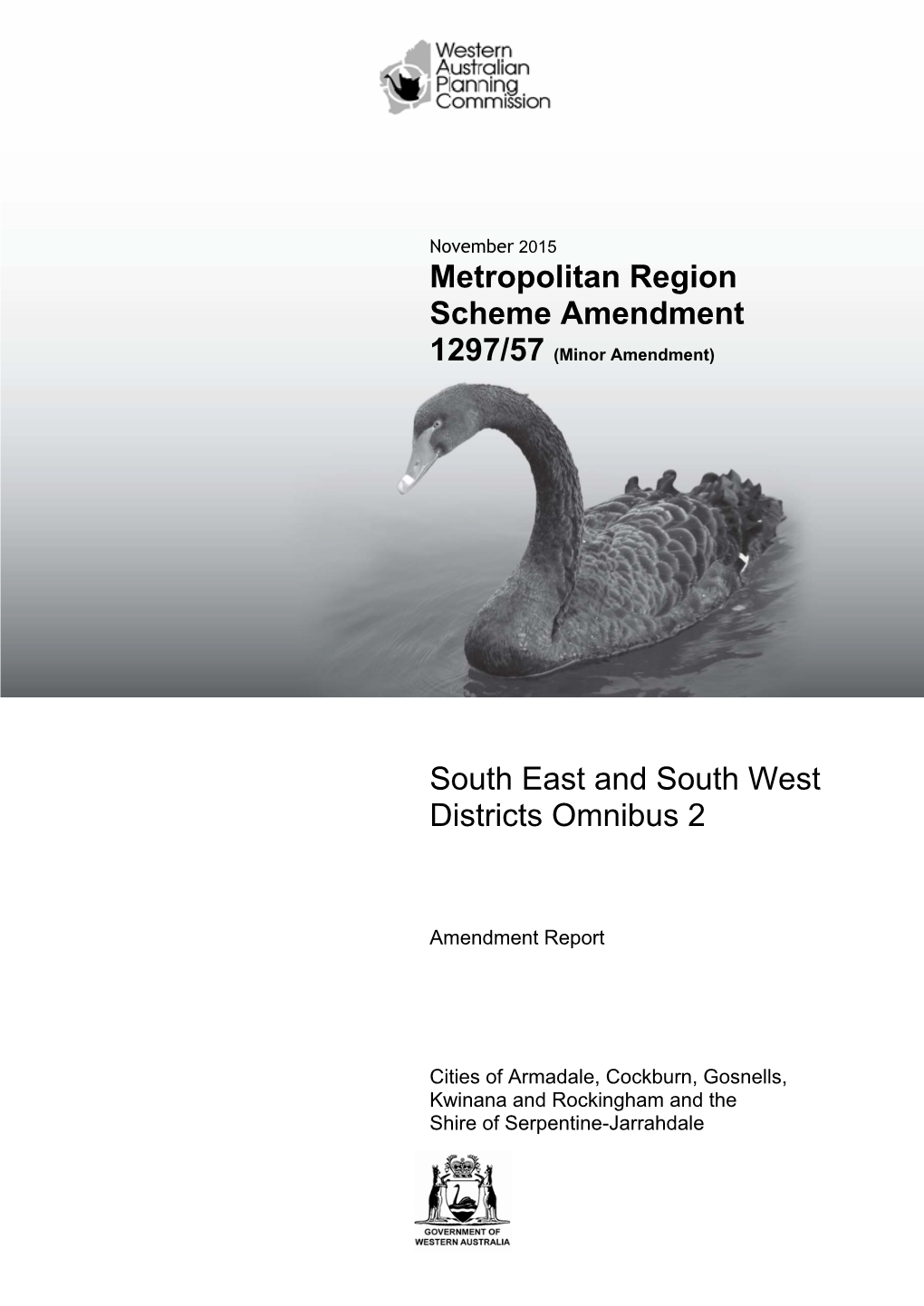 Metropolitan Region Scheme Minor Amendment 1297/57