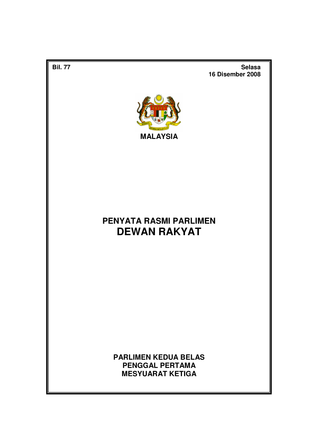 Dewan Rakyat