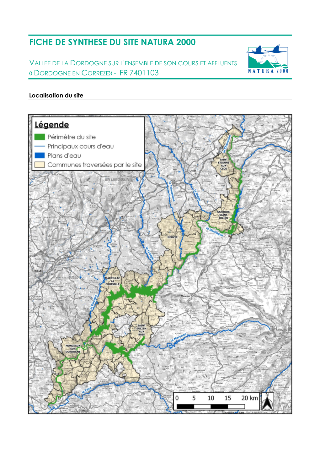 Fiche De Synthese Du Site Natura 2000