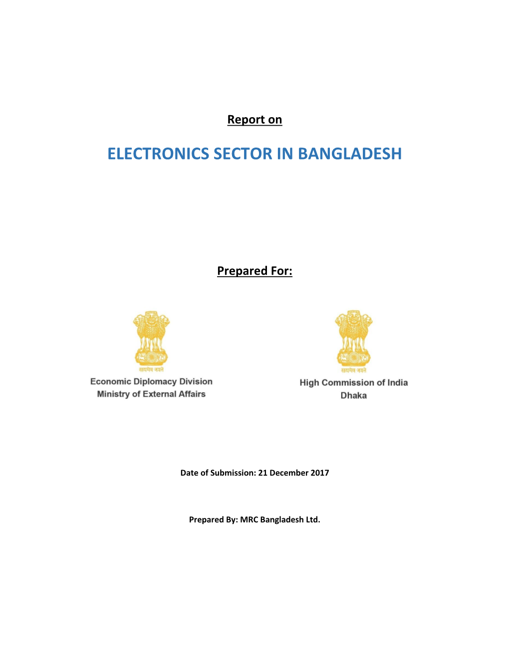 Electronics Sector in Bangladesh