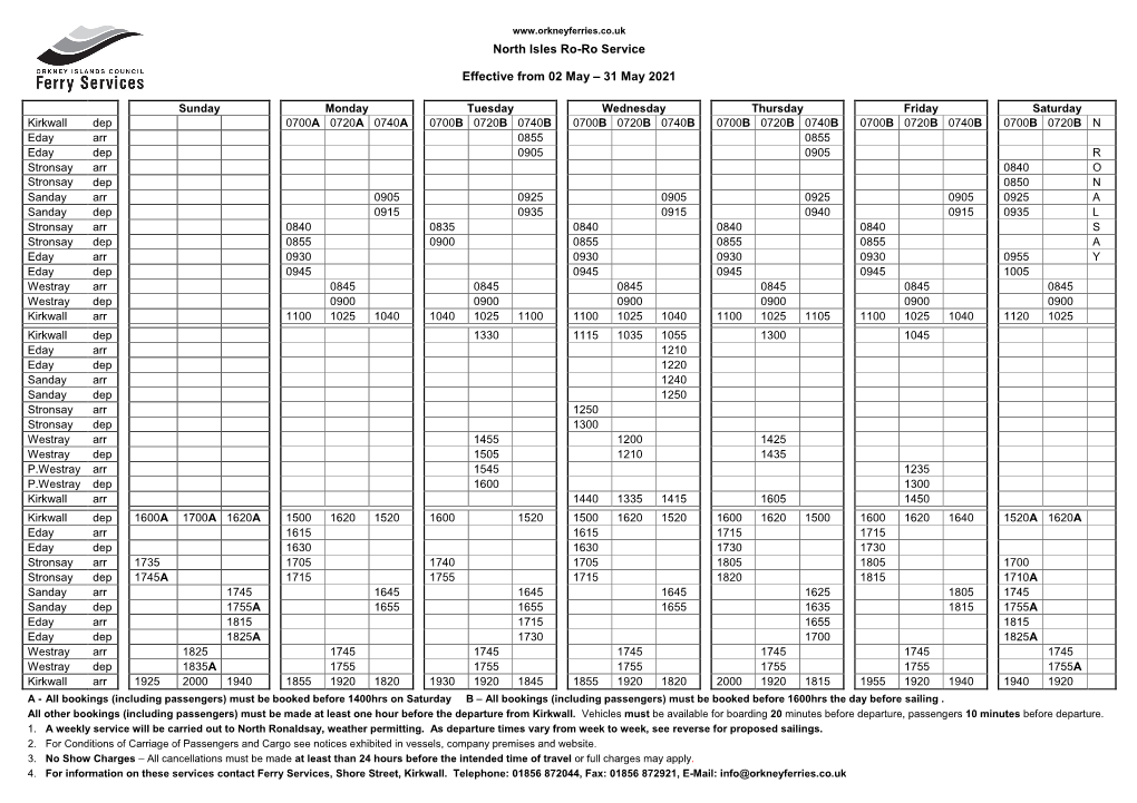 Orkney Ferries Limited