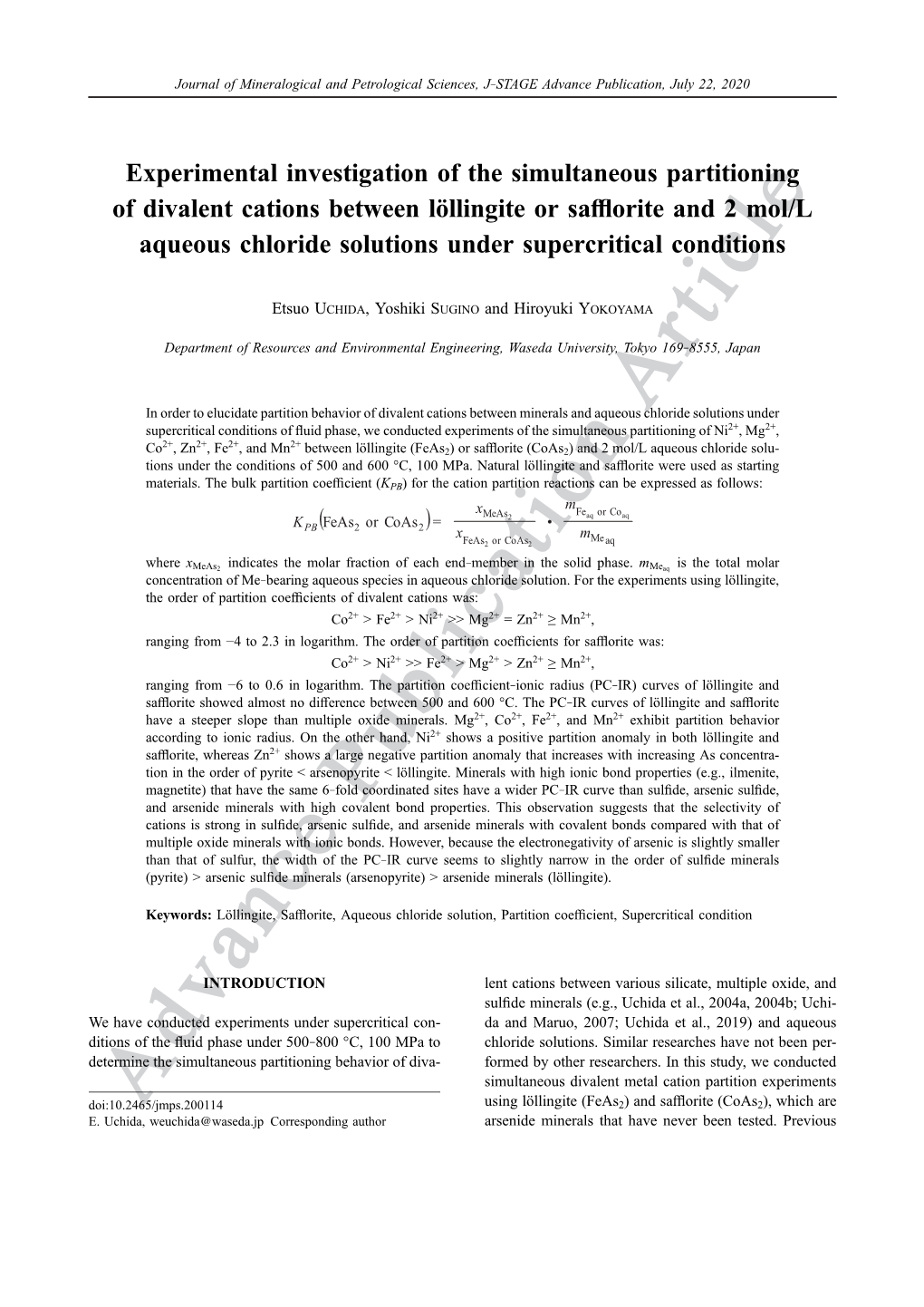 Experimental Investigation of the Simultaneous Partitioning