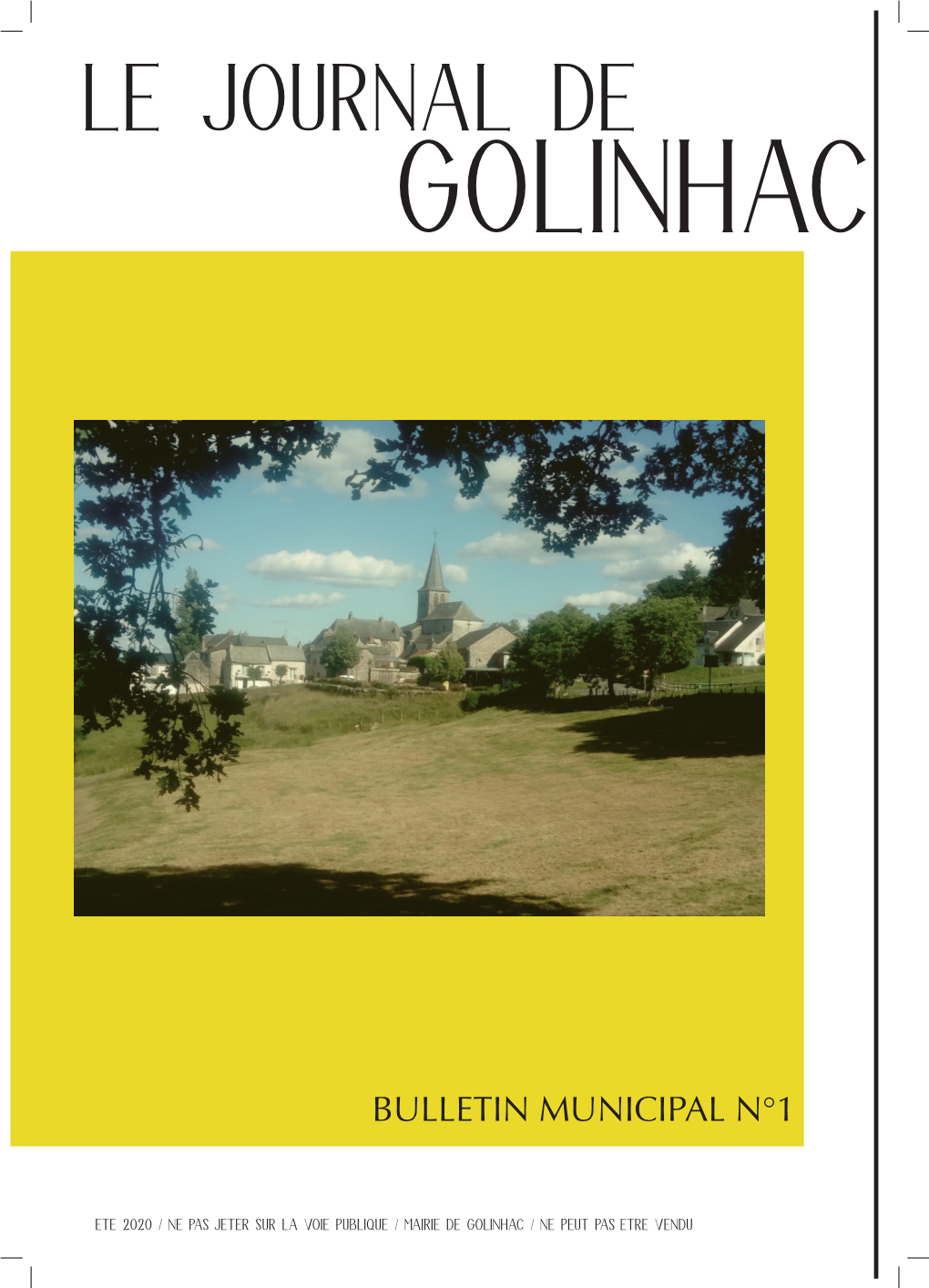 Bulletin Municipal N°1