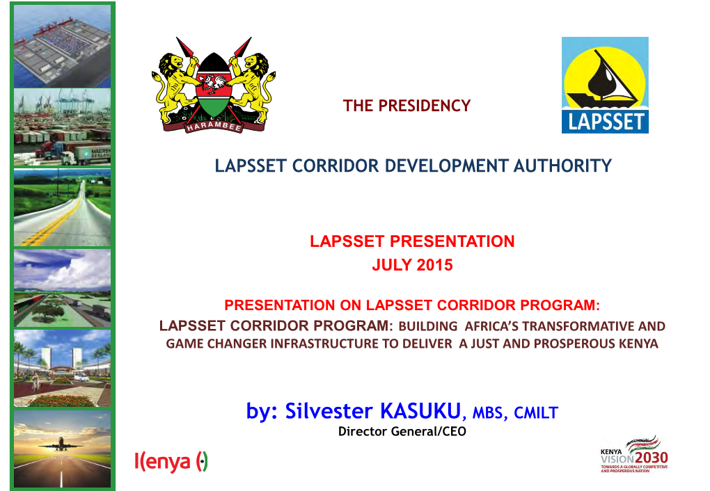 Lapsset Presentation July 2015