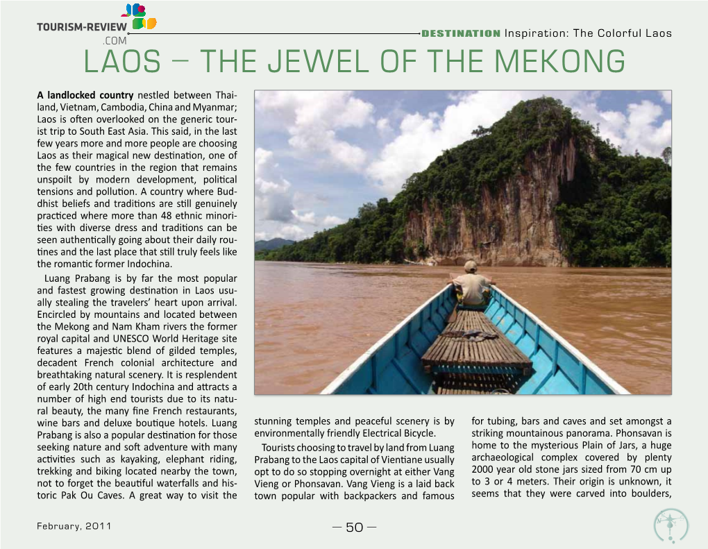 Laos – the Jewel of the Mekong