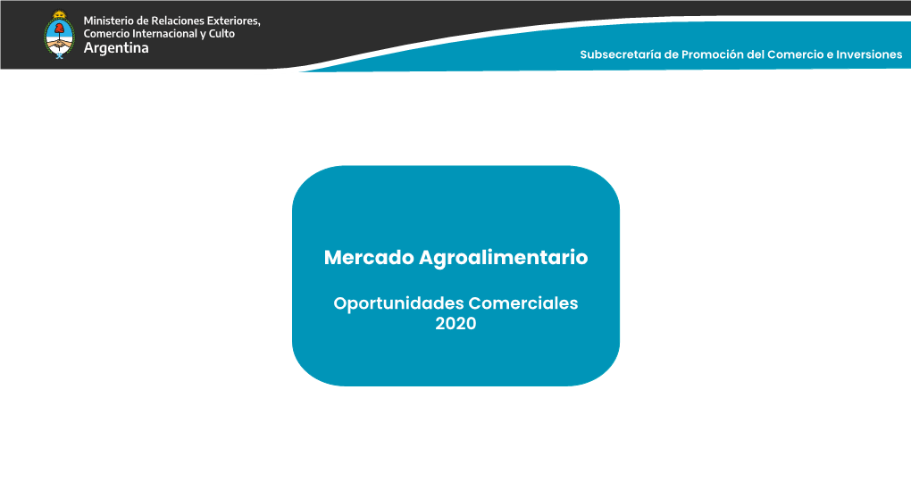 Mercado Agroalimentario