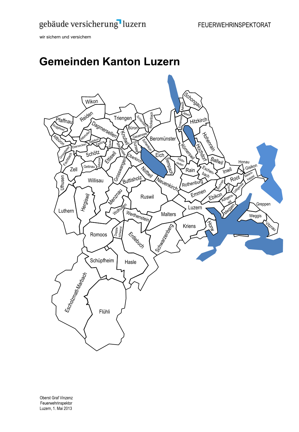 Gemeinden Kanton Luzern Aesch Triengen