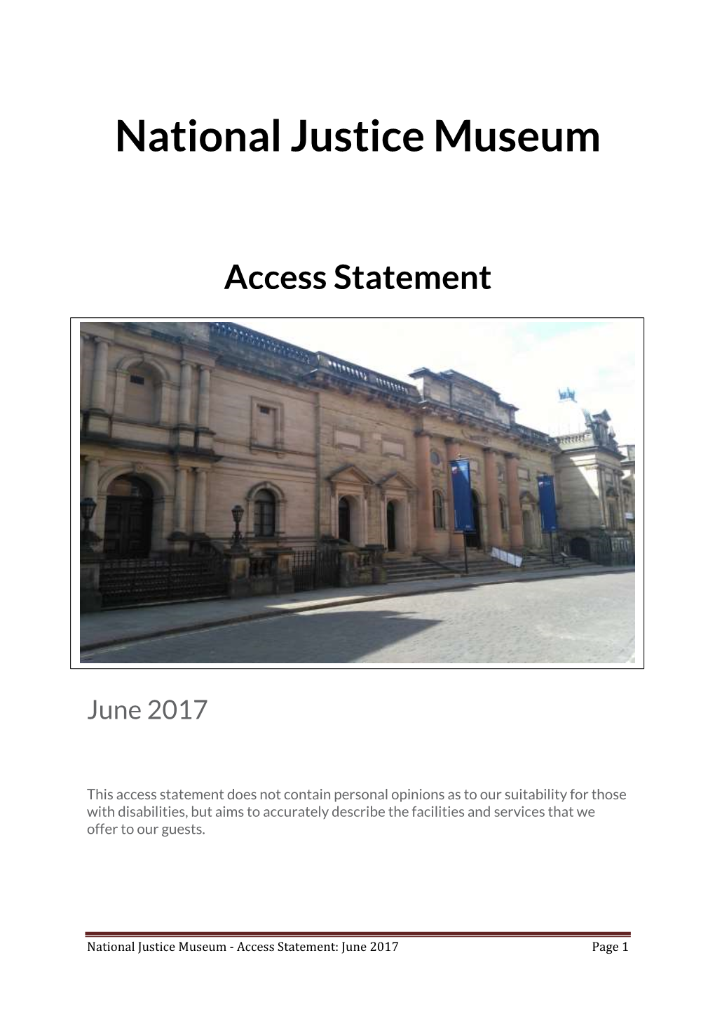 Access Statement