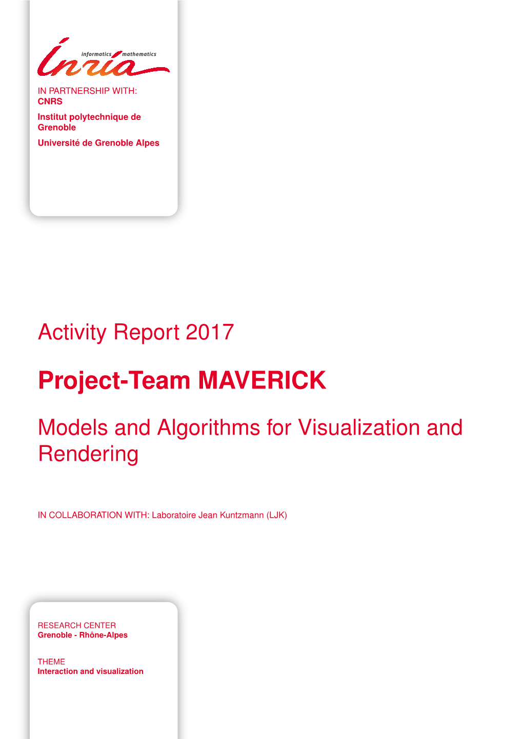 Project-Team MAVERICK