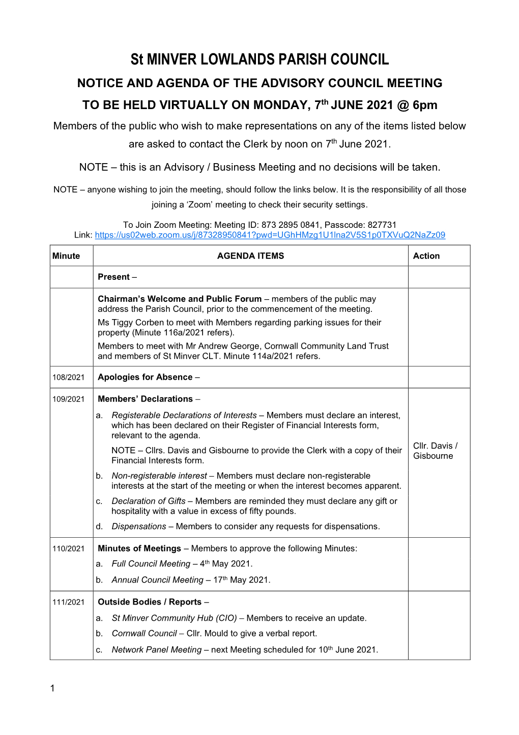 SML Full Agenda 2021-06-07