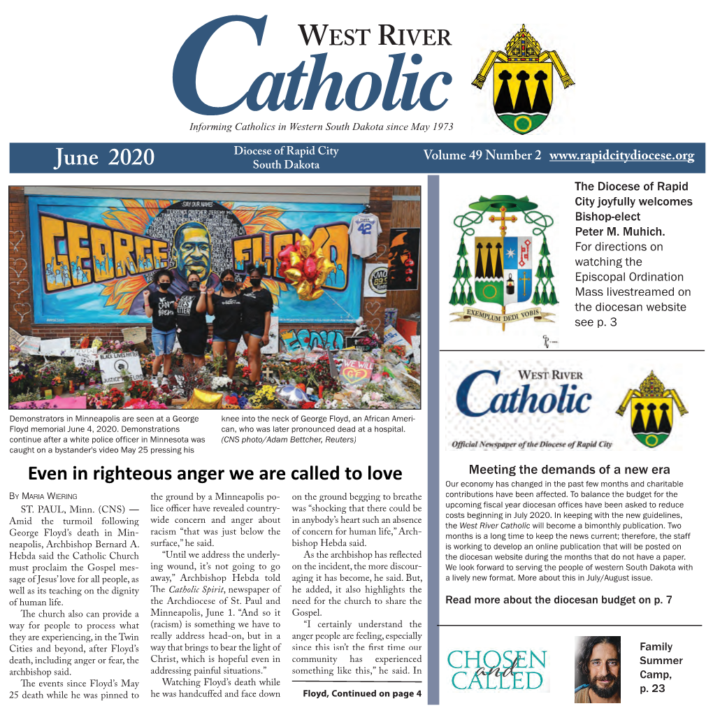 Enjoy the June Issue of the West River Catholic