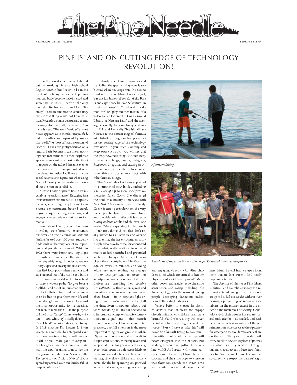 Pine Island on Cutting Edge of Technology Revolution!