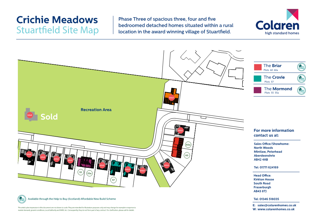 Crichie Meadows Stuartfield Site